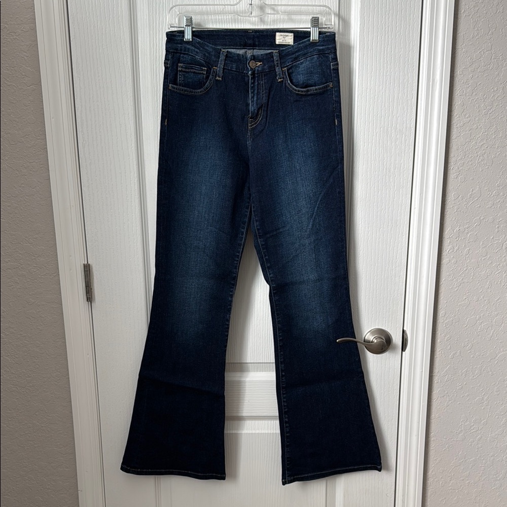 Dark Blue Flared Women Jeans
